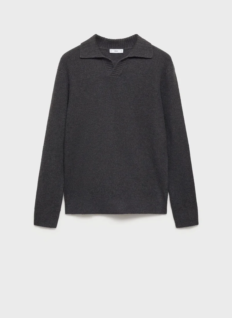 Mango Man Parks Squared Structure Sweater