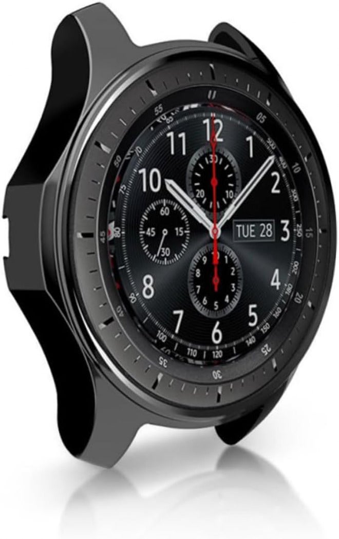 Durable TPU Case for Gear S3 Smartwatch Robust Protective Cover Coating Finish Sleek Design for Active Users Black - Image 5