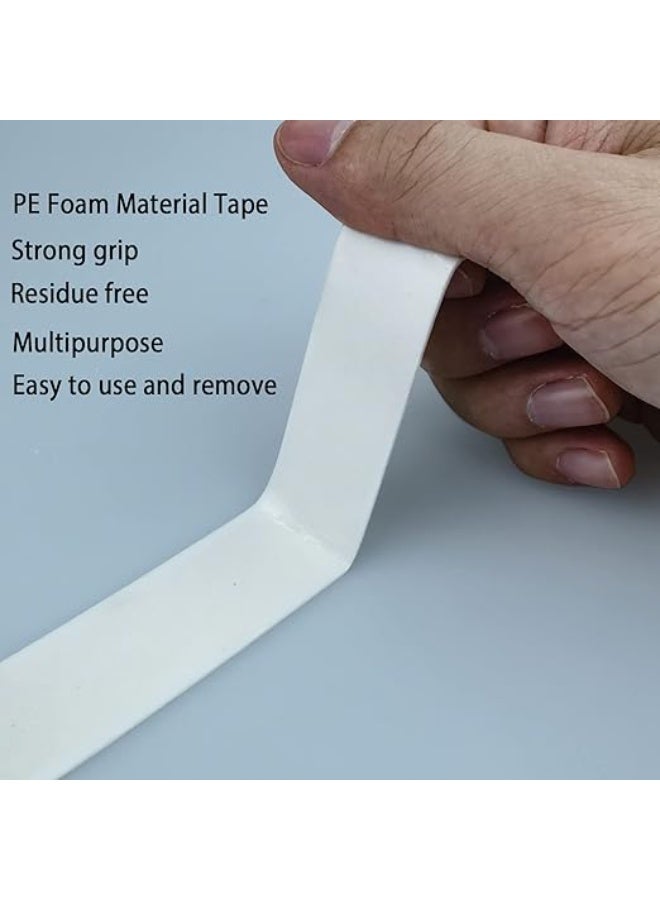 3M Double Sided Tape 50mm*3meter, Mounting Tape Heavy Duty, Removeable PE Foam Tape Strips, Strong Adhesive Tape Waterproof Free Damage for Paint Wall Picture Hanging Poster - Image 2