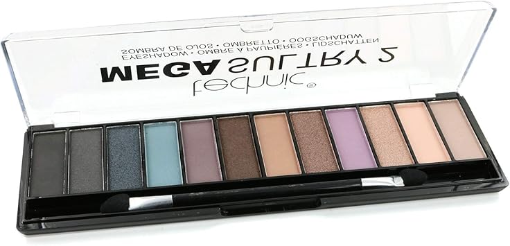 Technic Mega Sultry Two Eyeshadow Palette 15 g Pack of 12 Pieces - Image 1