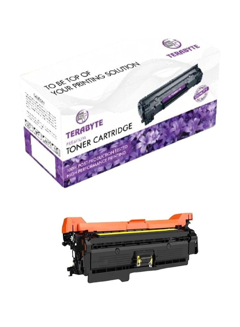 Terabyte 212A Compatible Toner  W2122A Compatible Toner Cartridges for Colour LaserJet Enterprise MFP M578c, M554dn, M555dn, MFP M578dn (1 Yellow) - Image 1