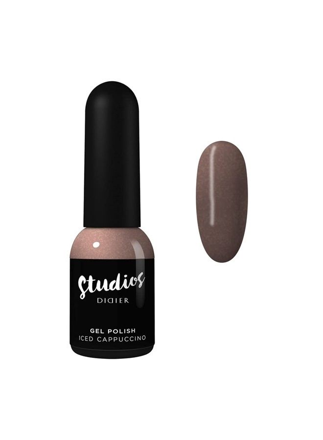 Didier Lab - Studios Gel Polish Iced Cappuccino - Professional Manicure Pedicure Products - Rich Pigment for Complete Nail Coverage - Flawless Shine - Suitable for Beginners - UV Lamp - Gift for Women - Image 1