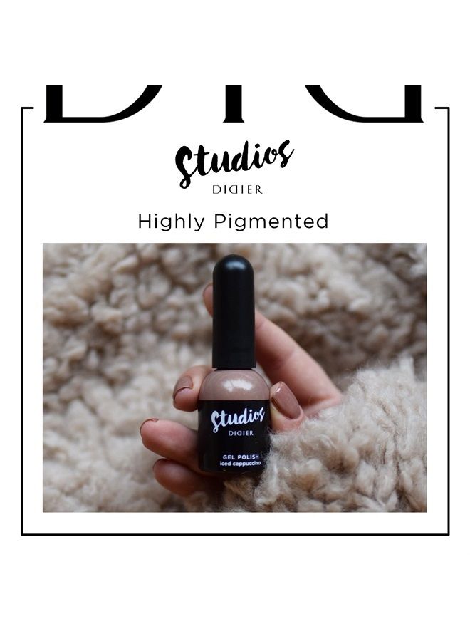 Didier Lab - Studios Gel Polish Iced Cappuccino - Professional Manicure Pedicure Products - Rich Pigment for Complete Nail Coverage - Flawless Shine - Suitable for Beginners - UV Lamp - Gift for Women - Image 2