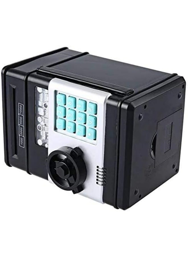 ELTRAZONE Kids Mini Electronic Money Bank - Black Coin and Cash Saving Box, Model WHD1046 - Image 3