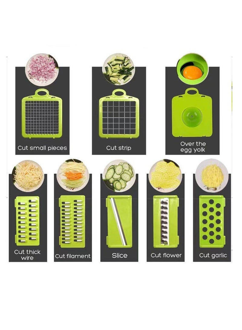 MIXDE قطاعة خضروات - قطاعة خضروات سبيراليزر - قطاعة بصل مع حاوية - قطاعة طعام احترافية - قطاعة تقطيع - Image 2