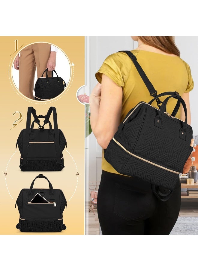 Fasrom Small Breast Pump Bag Backpack with Cooler Compatible with Momcozy and Medela Pumps, Pumping Tote with Waterproof Mat - Image 5