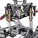 OGUNKE OGRC 100mm Aluminum Adjustable Piggyback Shock Absorber RC Damper for Axial SCX10 TRX4 TRX6 D90 110 RC Crawler Upgrade Parts Gold - Image 4