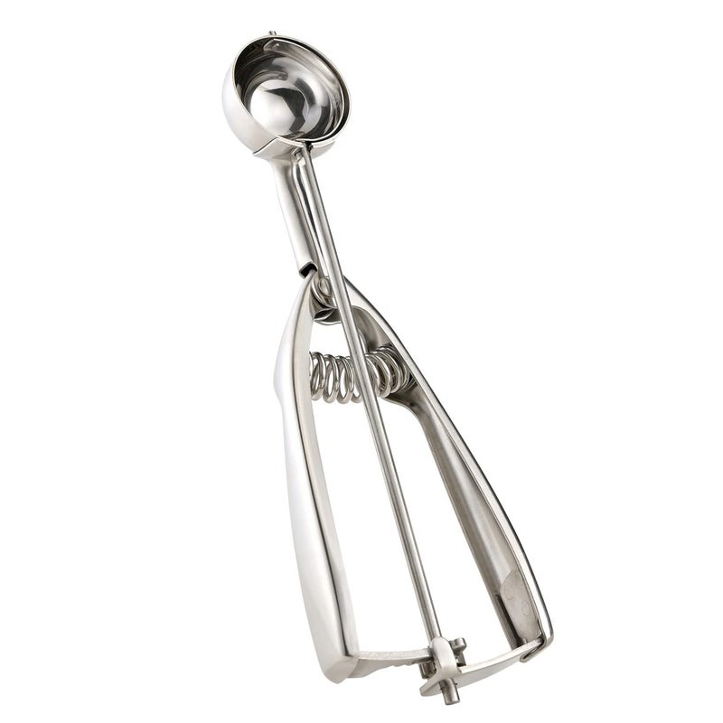 SolulaStainlessSmallCookieScoop Foodgrade 188 Stainless Steel Easy Squeeze Handle Size 60
