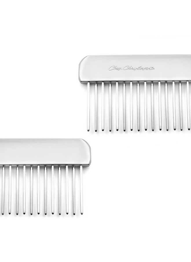 Chris Christensen Nts Staggered 1 1/4 Tooth Buttercomb 6" Spine 011  - Image 2