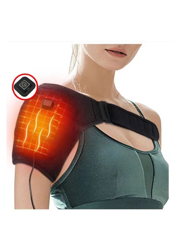 general Shoulder Heating Pad, 3 Heat Settings Heating Pad for Shoulder, Heating Pad for Neck and Shoulder, Portable USB Heating Pad for Men and Women, Electric Electric Shoulder Massager for Indoor - Image 1