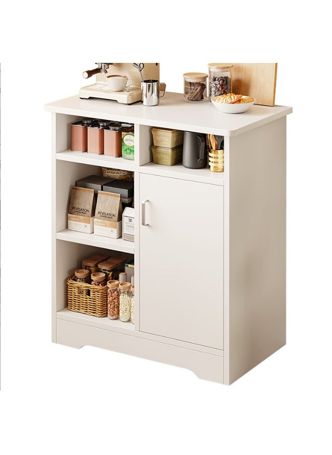 JCB CHIC Kitchen Pantry Storage Cabinet with Doors and Shelves,Kitchen Storage Shelf Rack with 1 Door Cabinet, Large Storage Rack, Microwave Oven Stand,Tea Cabinet(ZWG004)  - Image 1