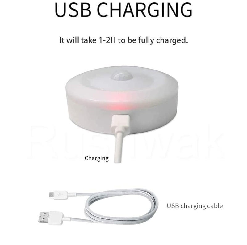 DIYASHI Motion Sensor Light for Home with USB Charging Wireless Self Adhesive Rechargeable LED Magnetic Sensor Light 4 - Image 2