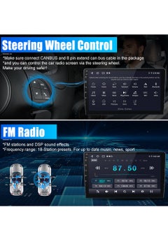 Junsun Android Car Stereo for Dodge RAM 1500 2500 3500 2013 2014 2015 2016 2017 2018, Android Touch Screen Radio Replacement with Wireless CarPlay Android Auto - 2+32GB (Only fit Manual AC)  - Image 5