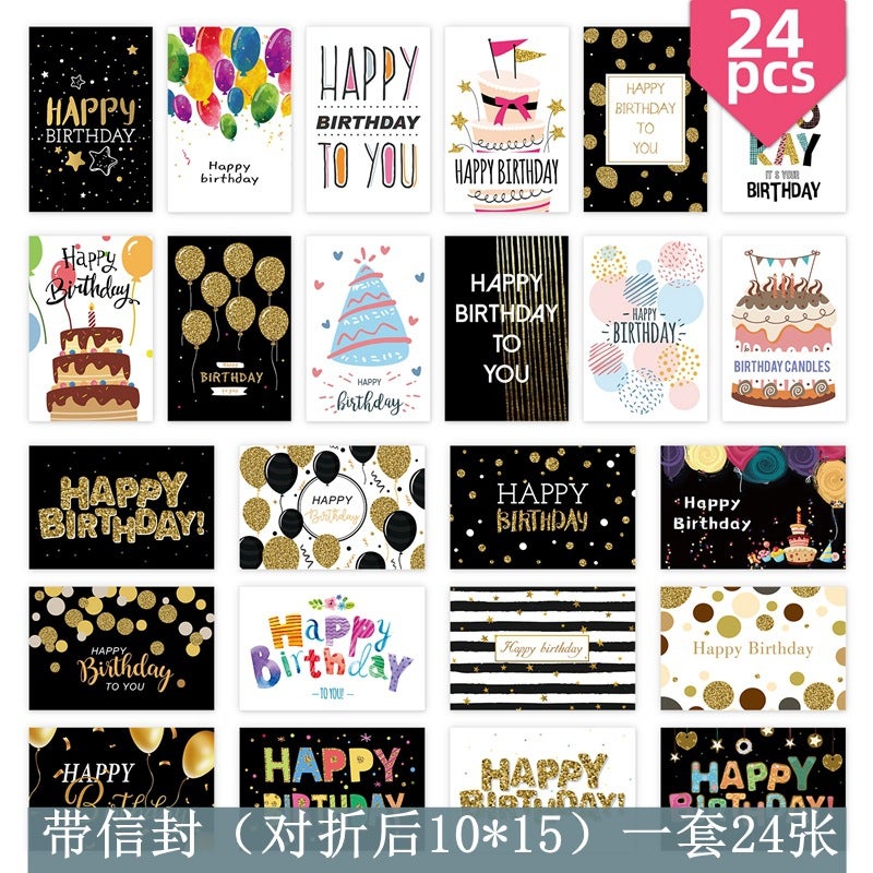 Birthday Card Tanabata Valentine'S Day Baking Flower Shop Birthday Gift Thank You Blessing Gift Card - Image 2