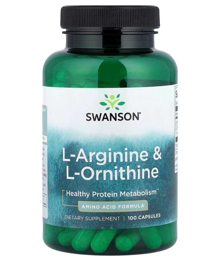 L-Arginine & L-Ornithine 100 Capsules
