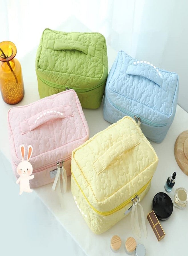 CLOUDTAIL CHOICE Makeup Bag Cute Cosmetic Bag Aesthetic Floral Makeup Pouch Travel Toiletry Bags for Women Girls(Multicolor) - Image 4