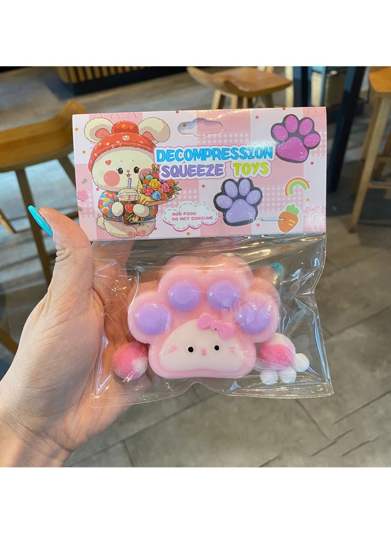 general 4-Piece Taba Squishy Set, Fufu Squishies Cute Fidget Toys PVC Sensory Stress Relief OPP Packaging Gift, Suitable for Adults - Image 5