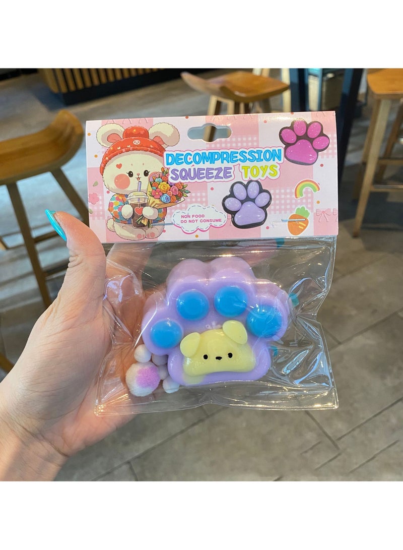 general 4-Piece Taba Squishy Set, Fufu Squishies Cute Fidget Toys PVC Sensory Stress Relief OPP Packaging Gift, Suitable for Adults - Image 4