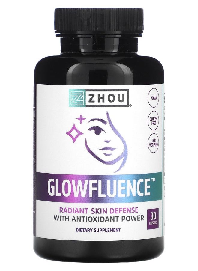 Zhou Nutrition Glowfluence 30 Capsules 
