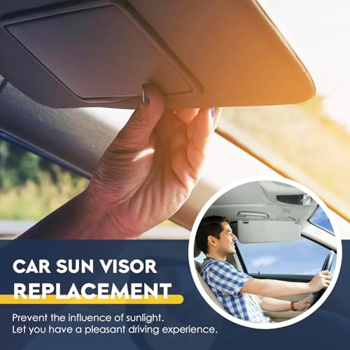 PetMigo Left Driver Side Sun Visor with Light Fit for Nissan Murano 2009 2010 2011 2012 2013 2014, Replaces for 96401-1AA1B Beige - Image 5