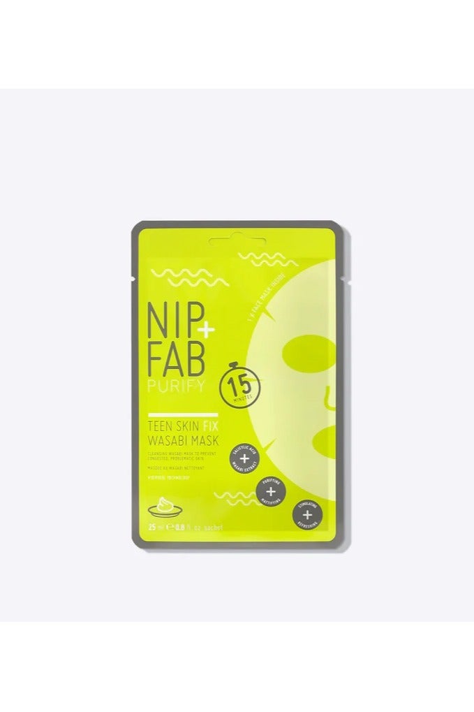 NIP+FAB Teen Skin Fix Wasabi Sheet Mask