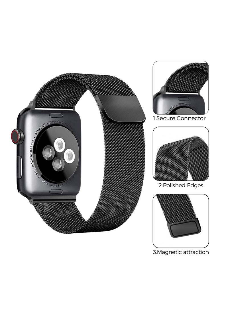 Rock Pow - Stainless Steel Replacement Band For Apple Watch Series Ultra/8/7/6/5/4/3/2/1 42/44/45/49mm - Image 1