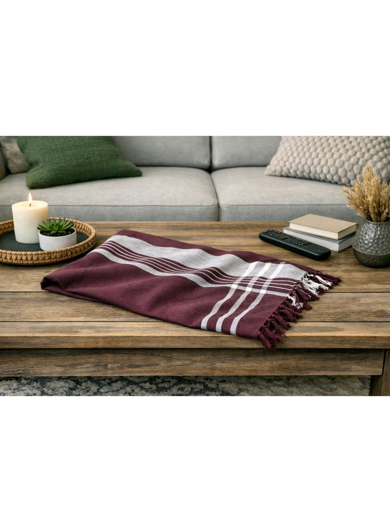 Swahili Kikoy Coastal   Beach Towel Large Absorbent Bath Towel 100% Organic Cotton Soft Travel Towels 102*178cm - Image 3