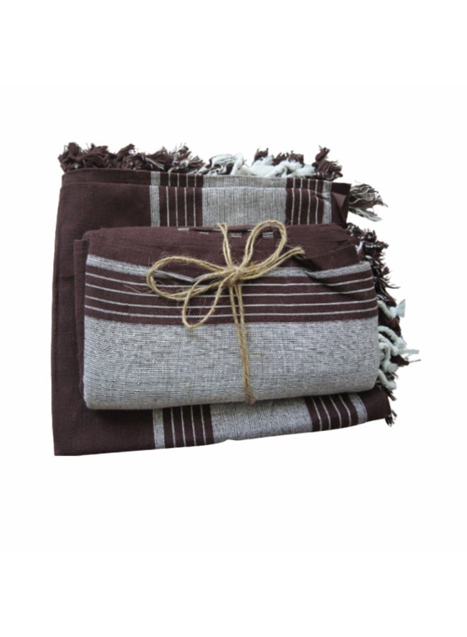 Swahili Kikoy Coastal   Beach Towel Large Absorbent Bath Towel 100% Organic Cotton Soft Travel Towels 102*178cm - Image 5