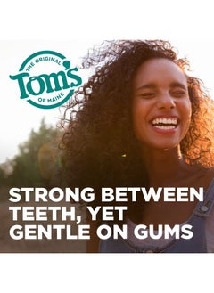 Tom's of Maine Tom's of Maine Naturally Waxed Antiplaque Flat Dental Floss, Spearmint, 32 Yards 6-Pack (Packaging May Vary)  - Image 2