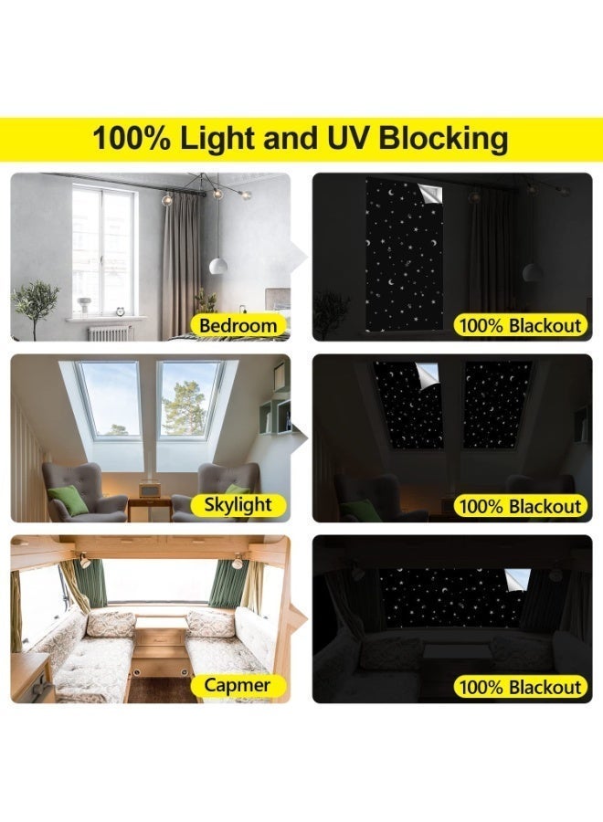 بمعنى سحر بمعنى حديقة ستائر تعتيم، ستائر تعتيم مع أكواب شفط، ستائر تعتيم محمولة، ستارة تعتيم نافذة مزخرفة، ظل مؤقت قابل للتعديل لغرفة النوم (130 سم × 200 سم) - Image 2