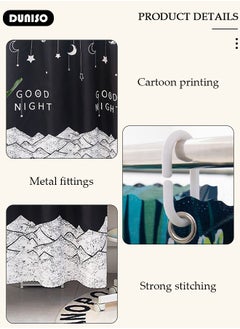 DUNISO Blackout Bottom Bunk Bed Curtains Dormitory Room Lightproof Decorative Roommate Privacy Cover Canopy Photo Background Decor Backdrop Blackout Curtain 2 Panels  - Image 2