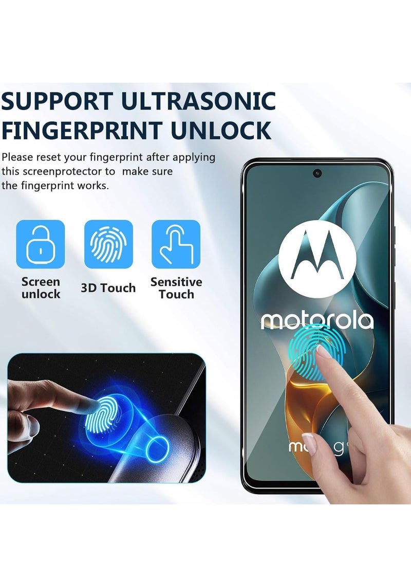 ELTRAZONE Motorola Moto G05 Screen Protector – 9H Hardness, Full Coverage, Anti-Fingerprint, Set of 3 Protectors - Image 4