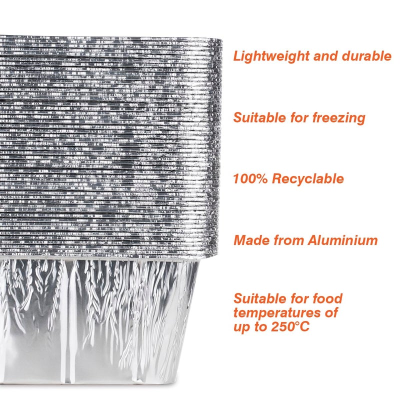 MOACOCK 50Pack Drip Pan Compatible for Blackstone Griddles 28 & 36 & 30 & 22 & 17 Inches, Aluminum Foil Grease Drip Pans, Grill Grease Tray Griddle Accessories - Image 3