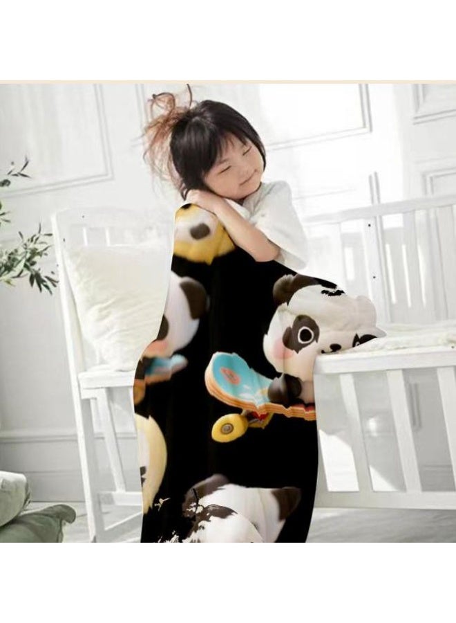 عام بطانية رقيقة من الفانيلا الكرتونية للأطفال والرضع (دافئة ومريحة، ومناسبة للنوم والألعاب) 70 سم * 100 سم - Image 3