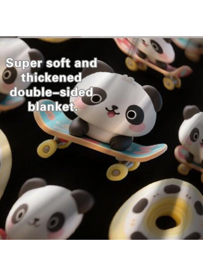 عام بطانية رقيقة من الفانيلا الكرتونية للأطفال والرضع (دافئة ومريحة، ومناسبة للنوم والألعاب) 70 سم * 100 سم - Image 5