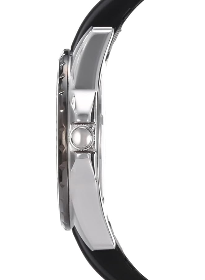 لوراس Rs931Ax9 ساعة رياضية كوارتز مقاومة للماء حتى عمق 100 متر بسوار سيليكون أسود - Image 2