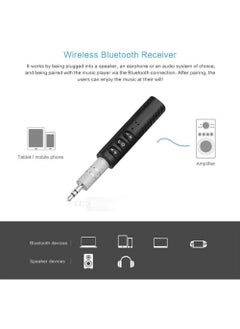 Rock Pow 3.5mm jack Bluetooth Car Kit Hands free Music Audio Receiver Adapter Universal Auto AUX Kit for Speaker Headphone Car Stereo  - Image 5