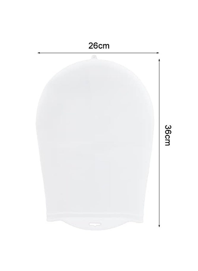 Fasola Silicone Dough Kneading Bag, 1pc Large Flour Mixing Bag 36x26cm, Reusable Non-Stick Kneading Bag for Bread Pastry Pizza, Multifunctional Dough Bag for Restaurant Kitchen and Home Baking, (Transparent) - Image 2