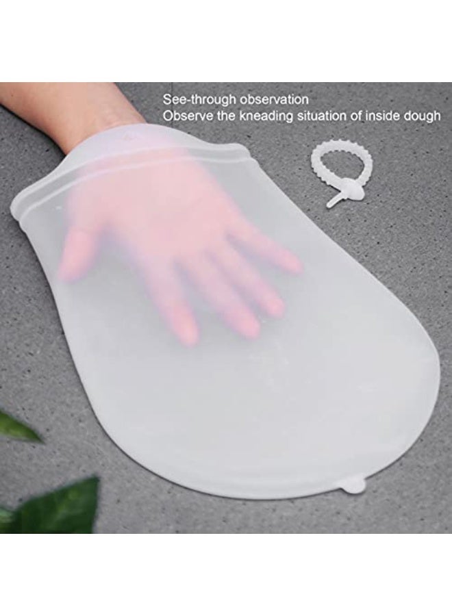 Fasola Silicone Dough Kneading Bag, 1pc Large Flour Mixing Bag 36x26cm, Reusable Non-Stick Kneading Bag for Bread Pastry Pizza, Multifunctional Dough Bag for Restaurant Kitchen and Home Baking, (Transparent) - Image 5