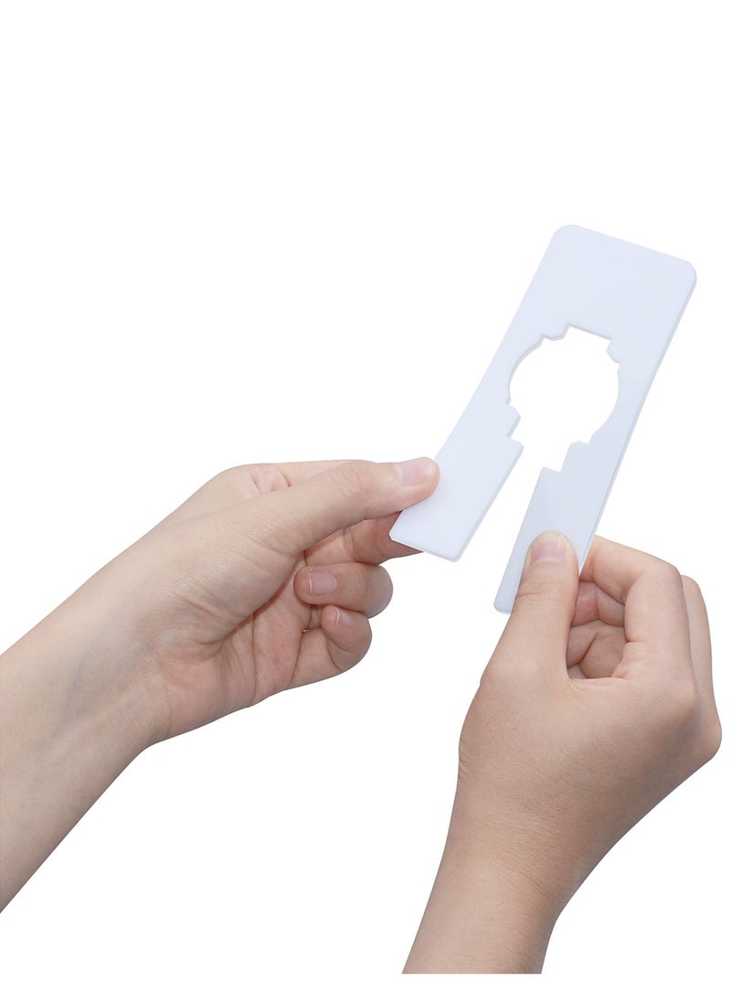 Generic 24 Pack 1 Wardrobe Partition Board White Rectangular Clothing Hanger Dividers With A Bonus Marker Writable u0026 Reusable For Sorting Clothes Size Color  - Image 4