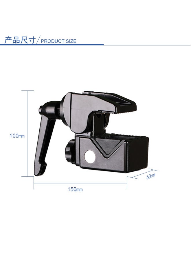 ملقط على شكل Q، مشبك مكتبي على شكل U، مشبك أنبوب دائري متعدد الوظائف، ملقط قوي غريب، كماشة فم الدجاجة، يد سحرية، ملقط سرطان صغير وكبير - Image 1