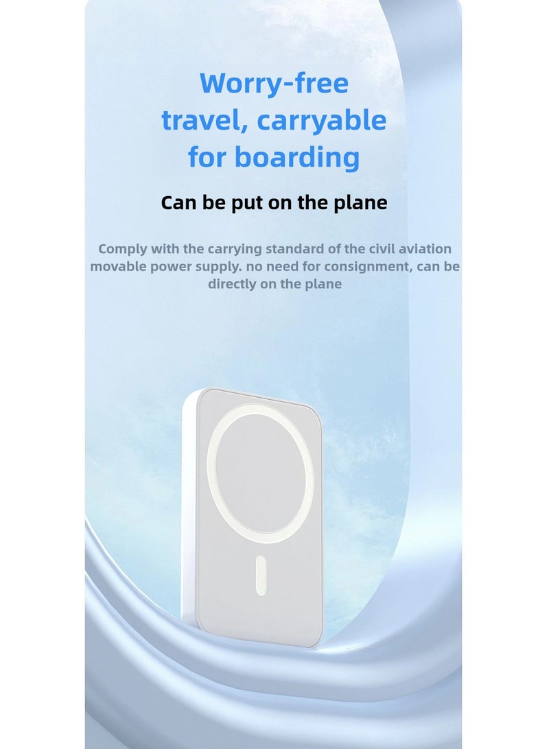 Power Bank, 5000mah 20W Max Fast Portable Charger  for iPhone 15/14 Series, MacBook, Galaxy and More  - Image 1