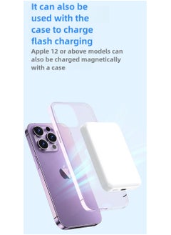 Magnetic power bank suitable for Apple fast charging PD20W wireless ultra-thin portable phone back clip mobile power bank - pzsku/Z6FAEAF5596D4621D992CZ/45/_/1736265353/ac315ec9-d82f-4c29-9223-69b86d5faa12