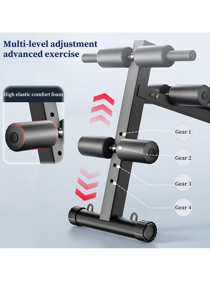 Yoawllty Exercise Bench / Strength Training Chair / Multi-Function Adjustable Exercise Chair Suitable for abdominal and core muscle training as well as full-body workouts - Image 4