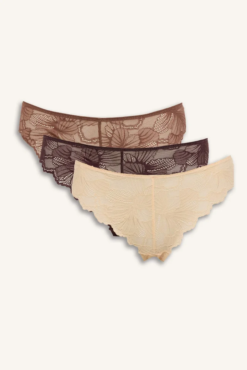 DeFacto Lace 3 Piece Panties Set