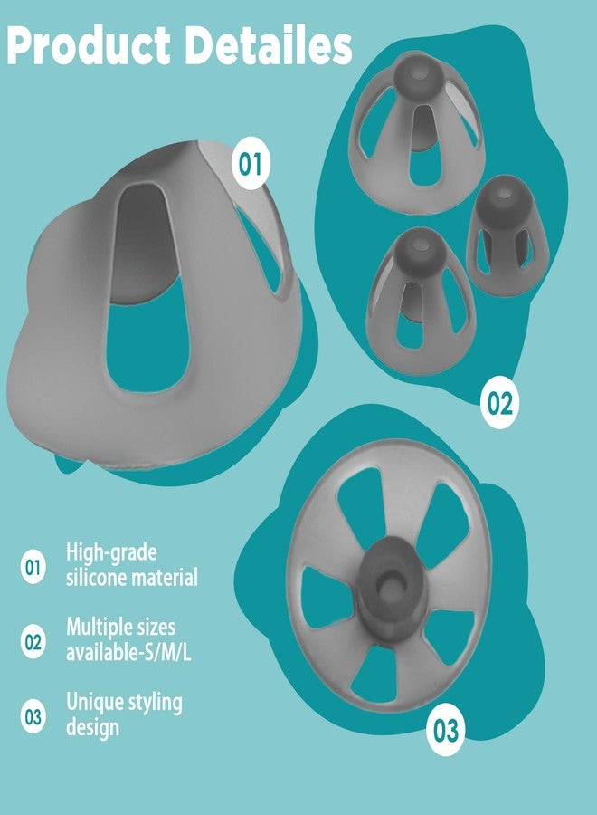 YUEWEESER 20 قطعة من أطراف سماعات الأذن المفتوحة، قطع بديلة لسماعات Resound ENYA و LiNX2 و Linx3D و Linx Quattro، طقم أطراف أذن مفتوحة مريحة (3 أحجام، صغير/متوسط/كبير) - Image 4