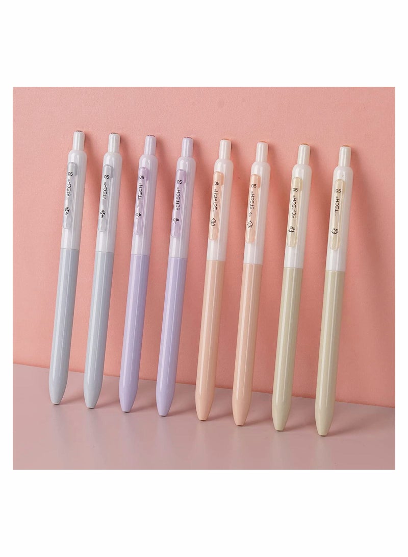 SYOSI 0.5mm Retractable Gel Pens, SYOSI Quick Dry Ink Pens, Silent Extra Fine Needle Point Smooth Writing Pen Set, No Smear Black Ink Click Pen for Journaling, Drawing, Doodling, and Notetaking - Image 1