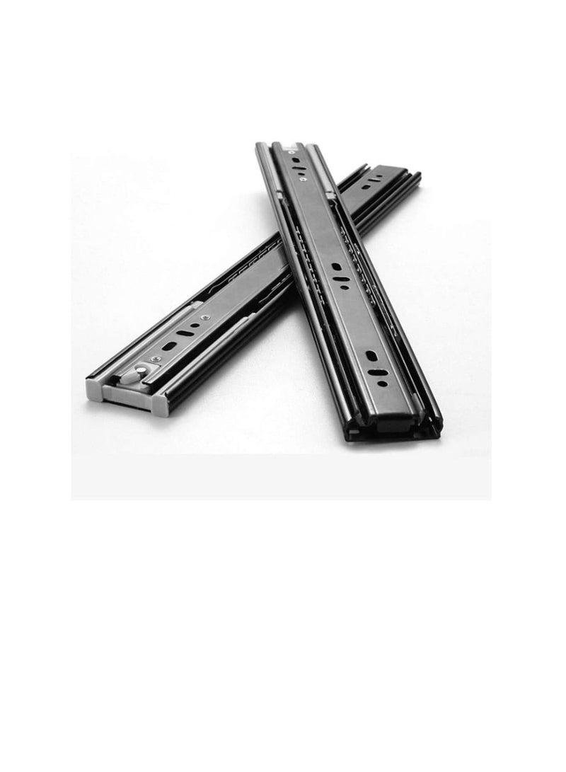 Soft Closing Steel Ball Bearing Drawer Slide Rail Runner 20 inch 50cm  - Image 2