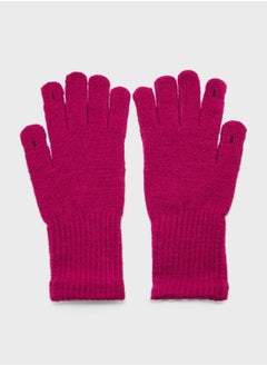 ELLA Pearl Detail Knitted Winter Glove  - Image 3