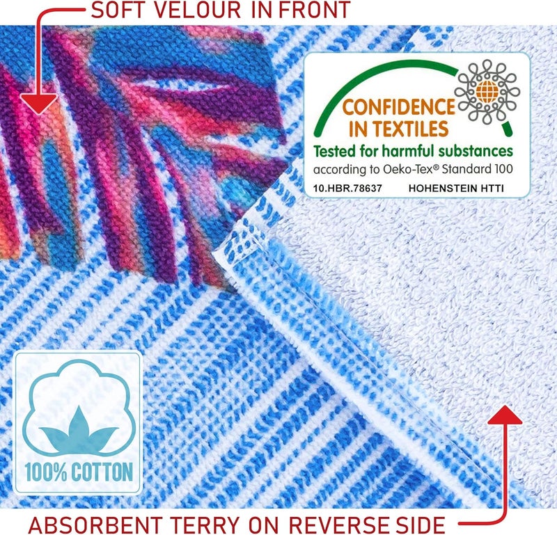 Softerry Flamingo Beach Towel 30 x 60 inches 100 Cotton Pink Flamingo 30 x 60 - Image 4